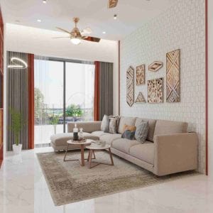 3D living room interior decorators in hinjewadi