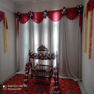 naming ceremony home decoration in pimple saudagar