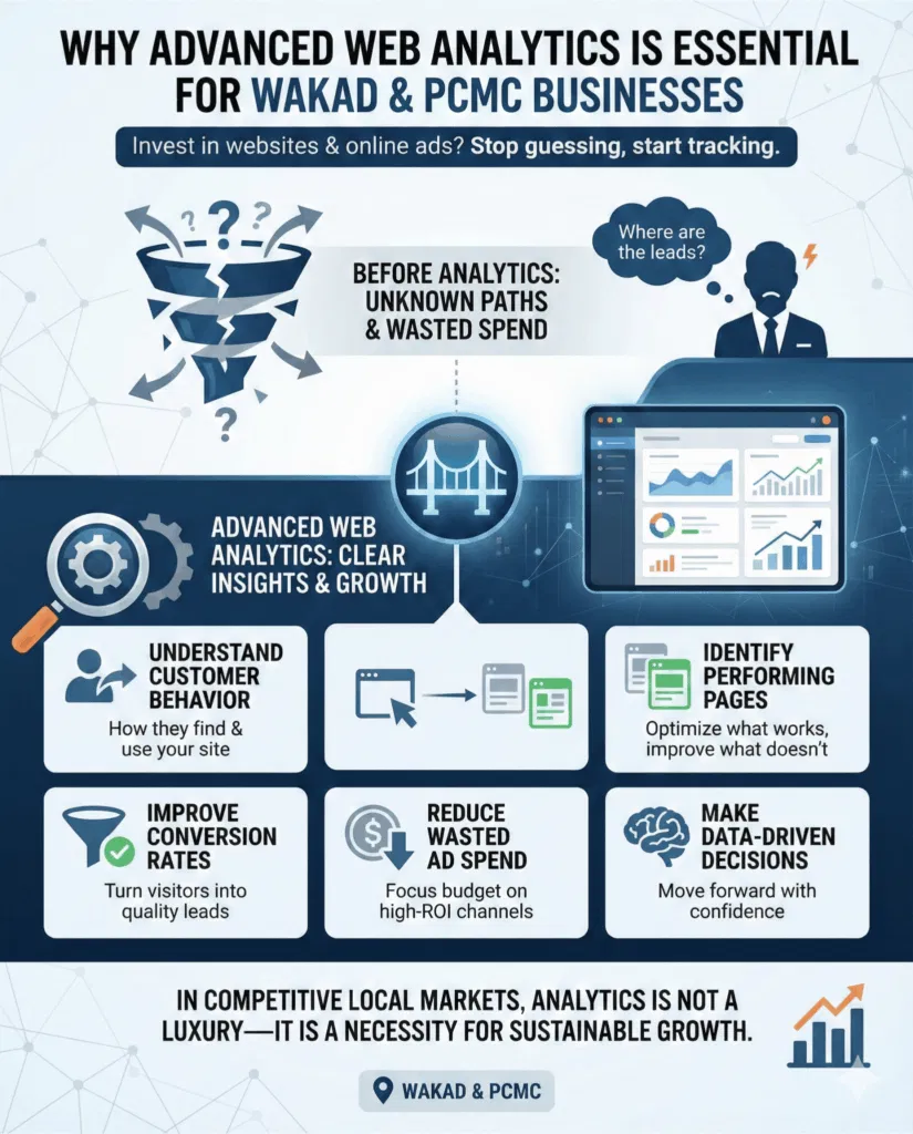 Why Advanced Web Analytics Is Essential for Wakad & PCMC Businesses